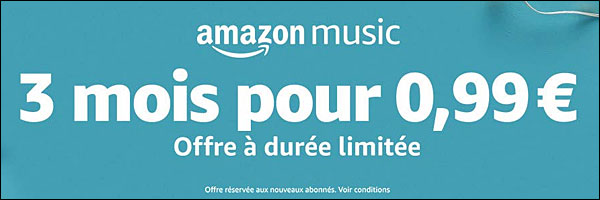 Amazon Music bon plan gratuit