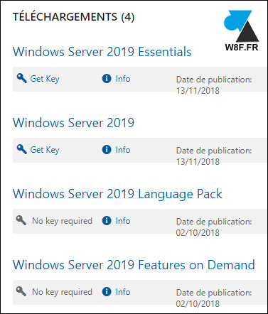 telecharger Windows Server 2019 download trial