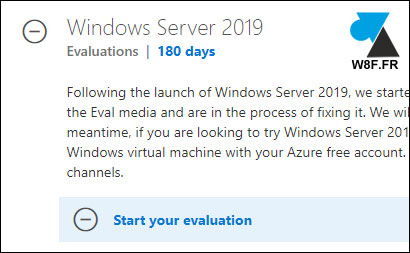 telecharger Windows Server 2019 download trial