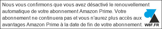 tutoriel resilier abonnement Amazon Prime premium