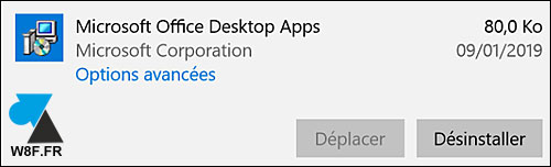 uninstall Microsoft Office Desktop Apps desinstaller