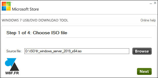 tutoriel cle usb Windows Server 2019