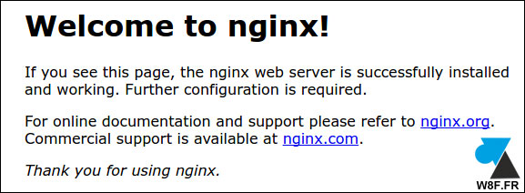 welcome to nginx