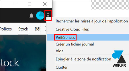 tutoriel Adobe CC Creative Cloud Preferences