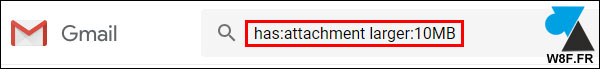 Gmail search file attachement piece jointe