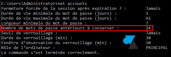 tutoriel mot de passe Windows Server password