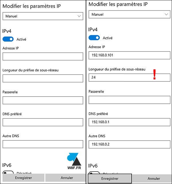 tutoriel adresse ip fixe Windows 10