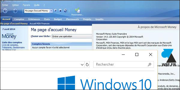 Télécharger et installer Microsoft Money sur Windows 10