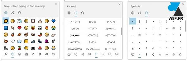 tutoriel Windows 10 1903 emoji kamoji