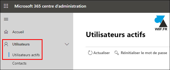 tutoriel Office 365 Exchange Online utilisateurs actifs active users