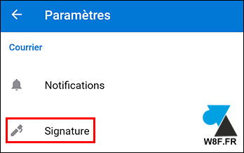 Microsoft Outlook Android Signature mail