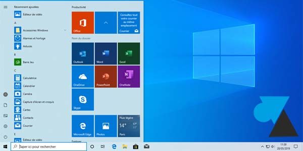 Créer une clé USB d’installation de Windows 10 1903 Mai 2019 Update