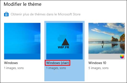 tutoriel Windows 10 personnalisation themes theme