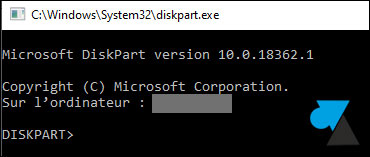 tutoriel diskpart windows 10 w10 cmd convert disk mbr gpt