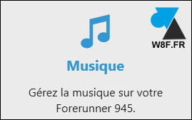 tutoriel Garmin envoyer musique montre GPS