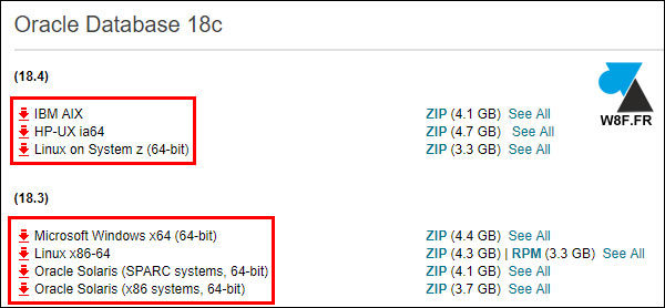 telecharger gratuit oracle database 18c server sgbd