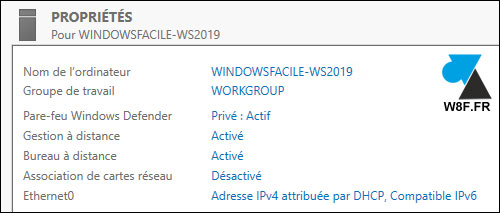 tutoriel configurer Windows Server 2019 gratuit