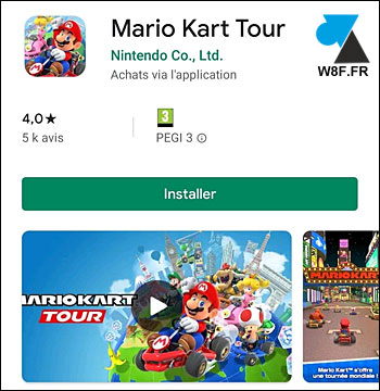 Mario Kart Tour jeu gratuit Android