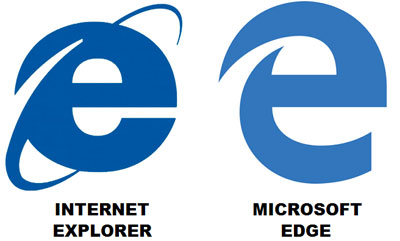 IE Internet Explorer logo Edge