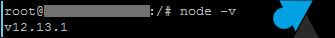 node-v version node