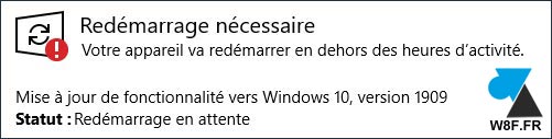 telecharger mise à jour Windows 10 1909 November 2019 update download free