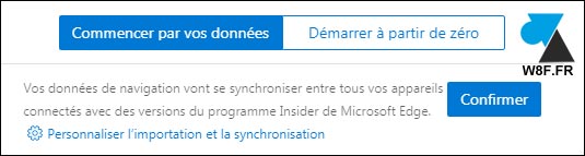 tutoriel Edge 2020 migrer importer données
