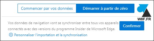 tutoriel Edge 2020 migrer importer données