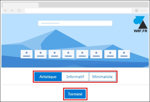 Edge theme apparence organisation Chrome 2020