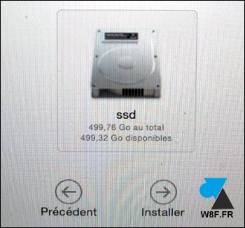 tutoriel installer mac os disque SSD macOS