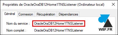 tutoriel service Oracle TNS Listener