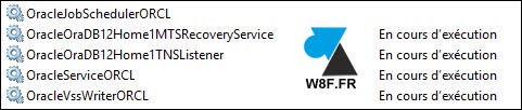 tutoriel services Oracle Windows
