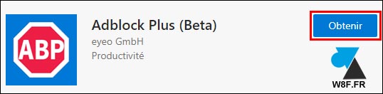 tutoriel telecharger Adblock Plus Edge Microsoft 2020
