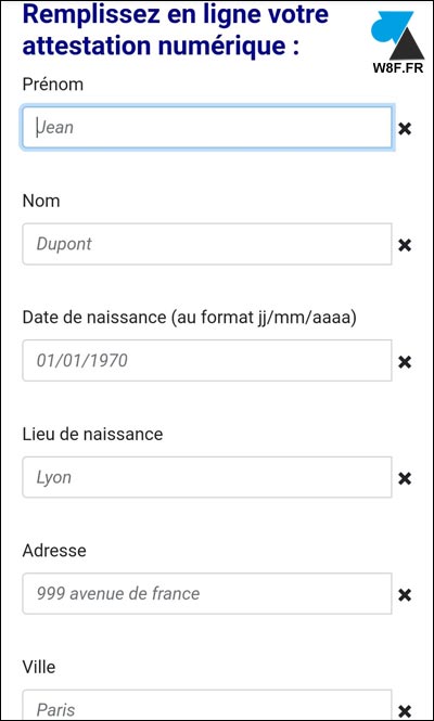 attestation déplacement dérogatoire coronavirus