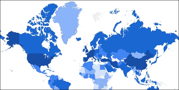 carte Google Maps coronavirus covid-19