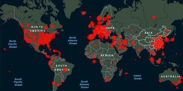 carte map coronavirus covid-19