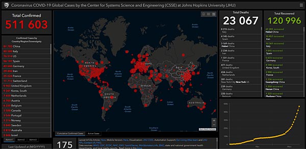 covid19 coronavirus map