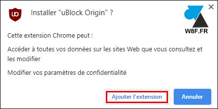 tutoriel installer uBlock Origin Chrome Google bloqueur publicité