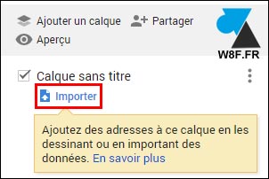 tutoriel Google My Maps importer gpx