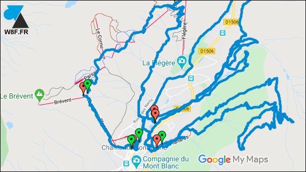 tutoriel Google My Maps Chamonix Mont Blanc Flegere GPX