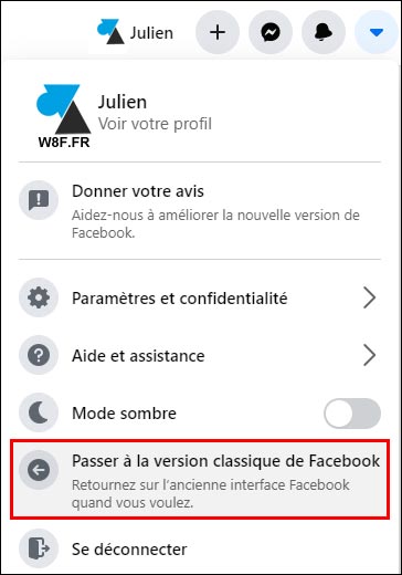 Facebook revenir ancienne version web