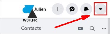 tutoriel Facebook menu