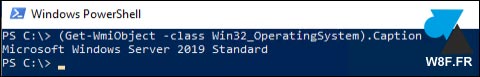 tutoriel Windows PowerShell version OS 2019