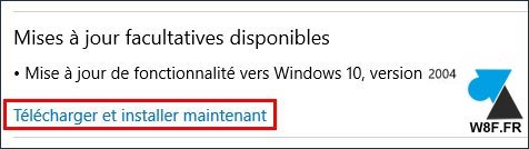 tutoriel installer Windows 10 2004 update mise à jour