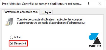 tutoriel Strategie securite locale controle utilisateur administrateur