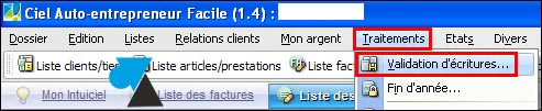 tutoriel Ciel compta traitement validation ecritures