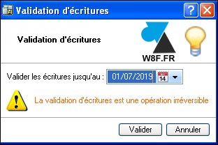 tutoriel Ciel compta traitement valider ecritures