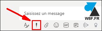 tutoriel Microsoft Teams message urgent