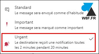 tutoriel Microsoft Teams message urgent