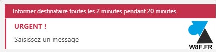 tutoriel Microsoft Teams message urgent rouge
