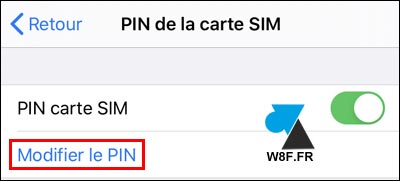 tutoriel iOS iPhone iPad changer code PIN